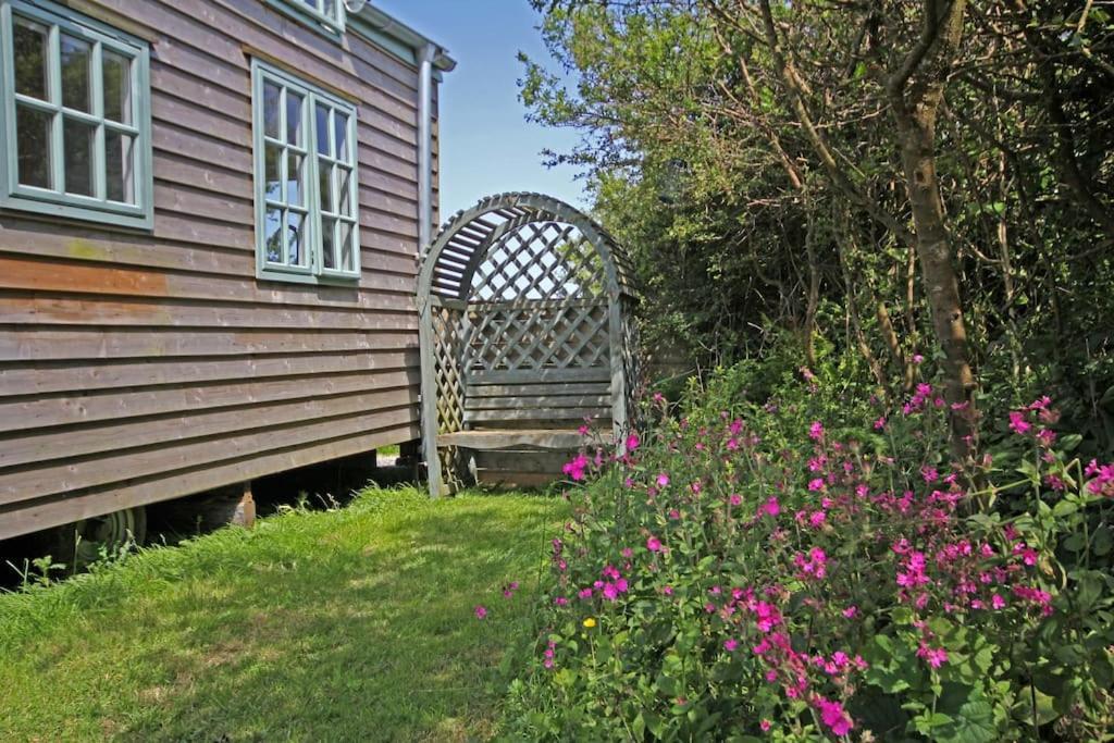 Villa Tiny House On Isolated Farm By The Cornish Coast Bude Exterior foto